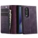 Caseme Étui portefeuille Samsung Galaxy Z Fold8 Ultra Caseme 033 en texture de veau avec blocage RFID - Violet