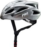 Pro Sport Lights Fietshelm Dames/Heren Volwassenen - Large 58 tot 62cm - Carbon/Zwart