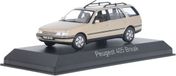 Geen automerk Norev Peugeot 405 Break 1991 Mayfair Beige Metallic 1:43 Modelauto