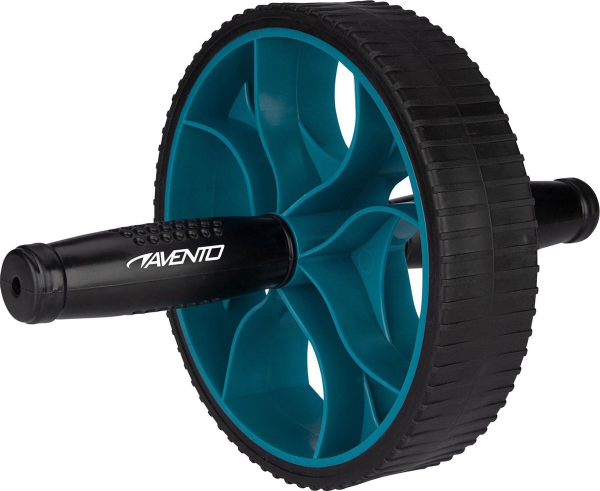 Avento Power Ab-Roller - Zwart/Blauw