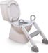 Dreambaby Toiletbrilverkleiner, 2-voudig verstelbaar, antislip, met geïntegreerde handgrepen, grijs/wit