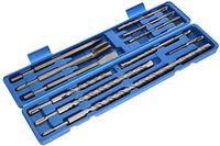 KOTARBAU® SDS-Plus betonboor & beitelset 12-dlg. SDS + boor steenboor hamerboor voor bakstenen metselwerk