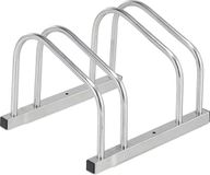 OEM Relaxdays Fietsenrek Grond - Voor 2 Fietsen - Buiten - Staal - Zilver
