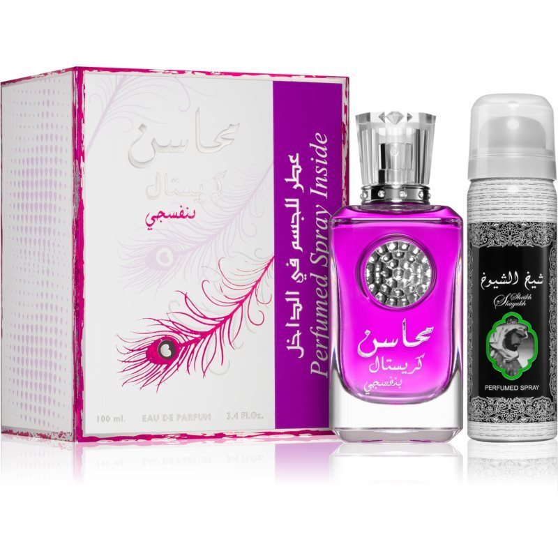 Lattafa Mahasin Crystal gift set / dames