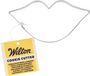 Wilton Koekjes Uitsteker - Lippen - Metaal - Zilver