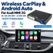Audi Kit de rétrofit CarPlay & Android Auto sans fil pour A6/A6L (2012–2015), A7 (2010–2015) avec MMI 3G et écran d'origine 6,5"/7