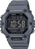 Casio Collection AE-1600H-8BVEF Horloge - Kunststof - Grijs - Ø 47 mm