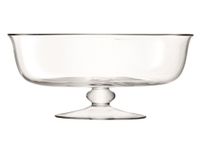 Serve LSA International Serve schaal met voet 31 cm - helder