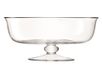 Serve LSA International Serve schaal met voet 31 cm - helder