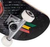 NKX Skateboard Rasta Royal Skull 8.25