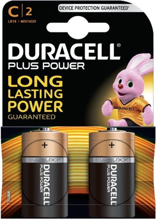 Duracell Batterij C Plus Power 50% Alkaline - 7442936485439