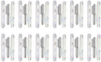 Alberts 865405 uithangbaar scharnier, type Parijs | links of rechts | elektrolytisch blau verzinkt | 110 x 55 mm | Set van 12