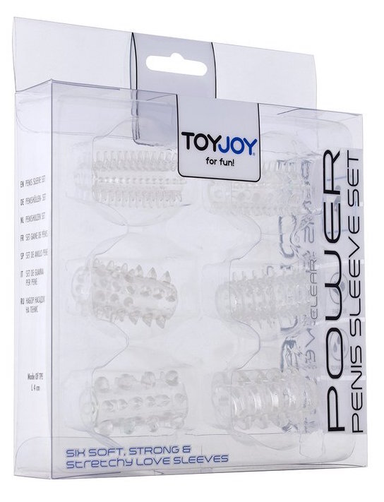 Eros Toyjoy Power Penis Sleeve Set Clear