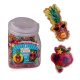 Accentra Mini-Duschgel "The Fruits of Summer" Ananas & Erdbeere, 24 Stück Duschgel a 50ml im Bonbonglas