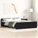 Maison Exclusive - Cadre de lit sans matelas, chêne noir, 120 x 190 cm, bois d'ingénierie