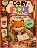 Cozy Fox Coloring Book: Cozy Kawaii Friends Series