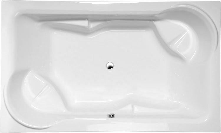 Polysan Duo Rectangular Bathtub 200x120cm - White