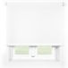 Blindecor Ara Clement White | Rolgordijn met doorschijnende stof 140 x 190 cm