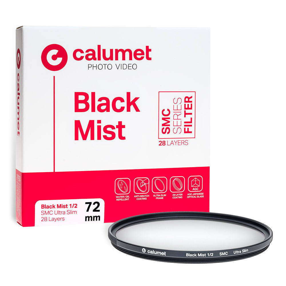 Calumet Calumet SMC Ultra Slim 28 Layers 1/2 Black Mist Filter 72mm