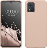 kwmobile telefoonhoesje geschikt voor Motorola Moto E13 - Hoesje voor smartphone - Back cover in kokosmelk