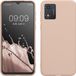 kwmobile telefoonhoesje geschikt voor Motorola Moto E13 - Hoesje voor smartphone - Back cover in kokosmelk
