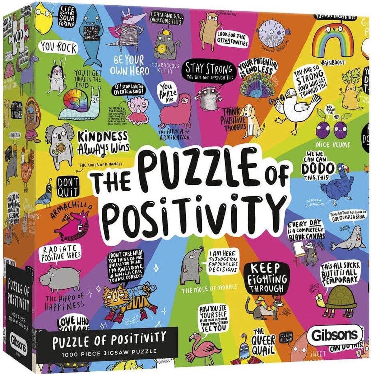 Gibsons puzzel The Puzzle of Positivity - 1000 stukjes
