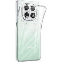Phonillico® Siliconen TPU Hoes voor Xiaomi Redmi Note 15 4G/5G - Transparant Ultra Dun Beschermhoesje