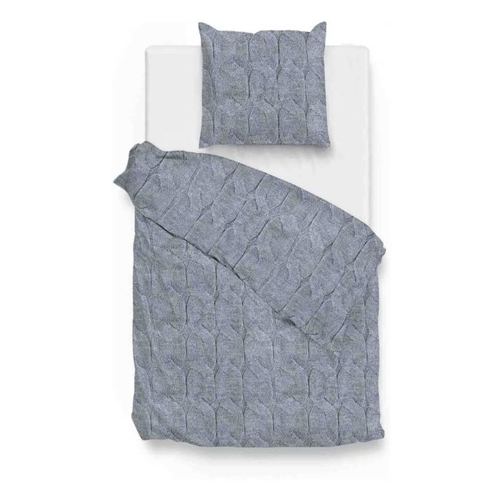 Zo!Home ZoHome Rocky Dekbedovertrek - Eenpersoons - 140x200/220 cm - Blue - Katoen