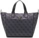 GUESS Adrian Logo Tote Coal Logo donkergrijs handtas schoudertas