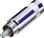 Rean AV NYS352 Cinch-connector Stekker, recht Aantal polen: 2 Zilver 1 stuk(s)