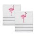 IZOD Badkameraccessoires Flamingo Collectie, 2 stuks handdoeken, wit