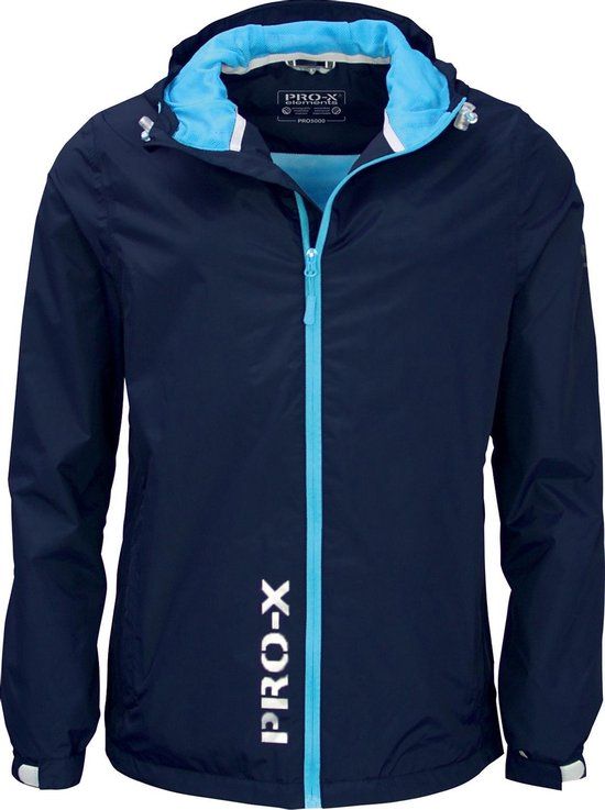 Pro-x Elements Regenjas Flashy Junior Polyamide Navy Maat 92
