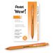 Pentel BK440-F Balpen met drukmechanisme en ergonomische driehoekige greepzone, oranje