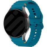 Strap-it Samsung Bracelet Wave Samsung Galaxy Watch 4 - 44mm (vert/bleu)
