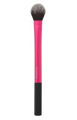Real Techniques Setting Brush - Powder Brush - Rounded - Synthetic - Black/Pink