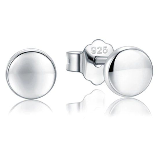 Cilla Jewels Lookinggoodtoday 925 Zilveren Knop Oorbellen Zilverkleurig