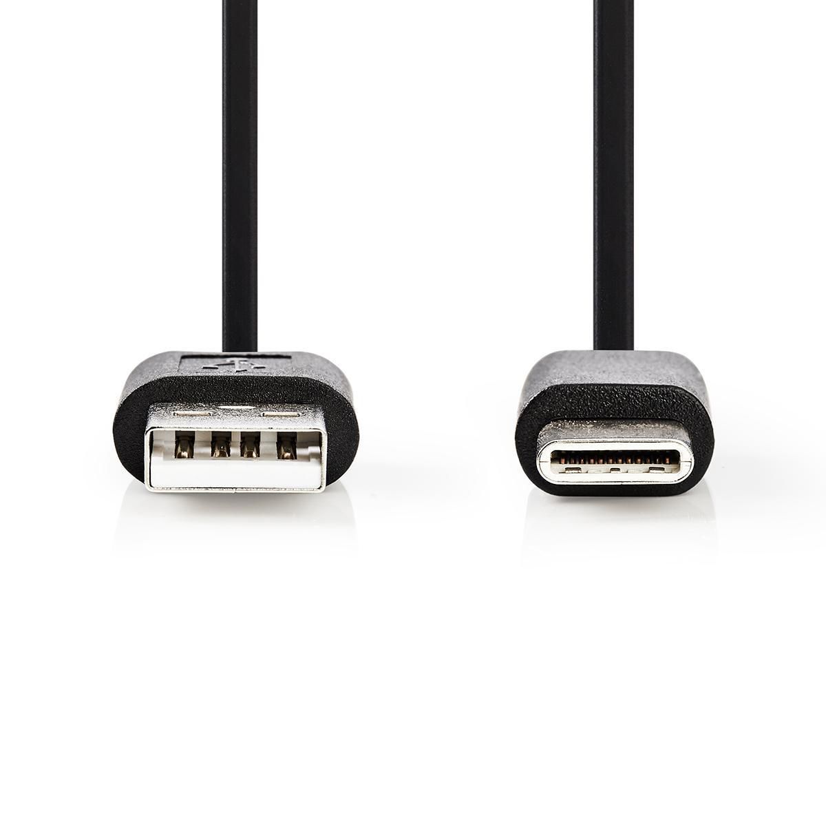 Nedis CCGB60600BK30 USB-kabel 3 m USB 2.0 USB C naar USB A Zwart