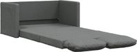 vidaXL Slaapbank vloermodel 2-in-1 112x174x55 cm stof donkergrijs