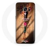 Maniacase Hoesje voor Samsung Galaxy S7 Edge Inktvis Game Series poster soldaat