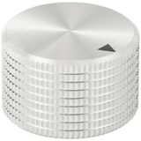 TRU COMPONENTS TC-11613812 Rotary knob head with marking silver (Ø x H) 25 mm x 16 mm aluminum 1 pc(s)