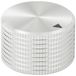 TRU COMPONENTS TC-11613812 Rotary knob head with marking silver (Ø x H) 25 mm x 16 mm aluminum 1 pc(s)