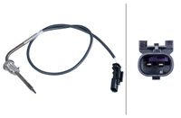 HELLA Temperatuursensor uitlaatgassen, schroefdraad, 2-polig, Geeignet für u.a. FIAT TIPO