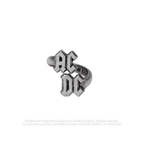 AC/DC AC/DC Ring Unisex Ring - zilverkleurig - L-XL