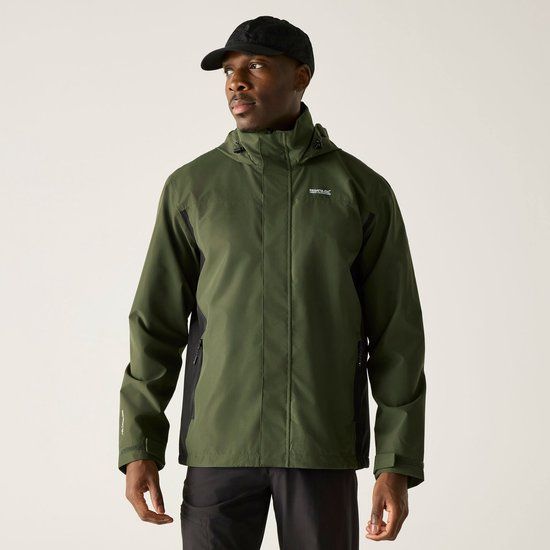 Regatta Matt II waterdichte shelljas voor heren, groen, maat M