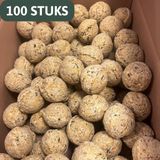Famiflora mezenbollen zonder Net - 100 Vetbollen à 90 gram