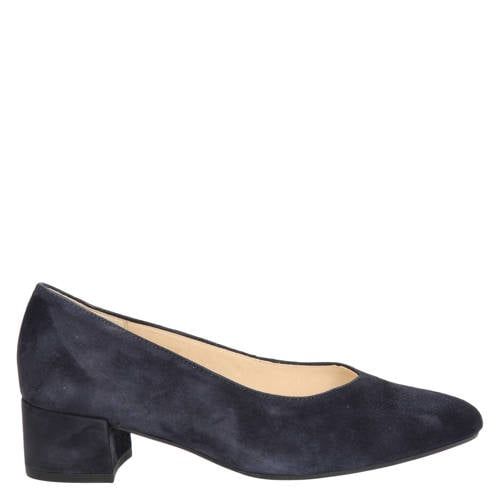 Gabor suède pumps donkerblauw