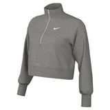 Nike W NSW Phnx FLC Qz Crop Top voor dames