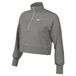 Nike W NSW Phnx FLC Qz Crop Top voor dames