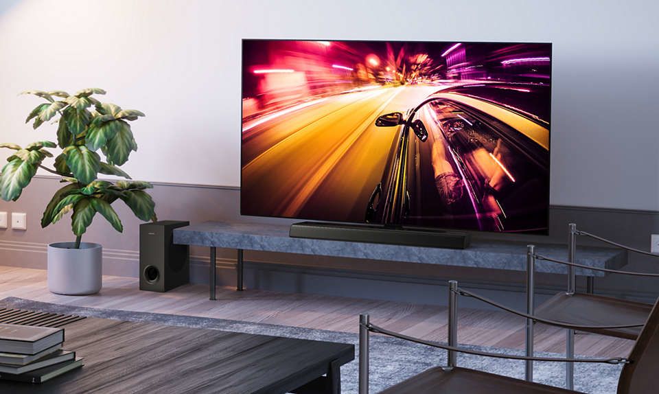 Philips TAPB405 - 2.1 Soundbar met Draadloze Subwoofer - Zwart