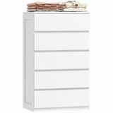HOMCOM Ladekast - Spaanplaat - 60x39x100cm - Wit